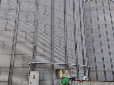 Чистка силосов от остатка зерновых культур (подробнее)