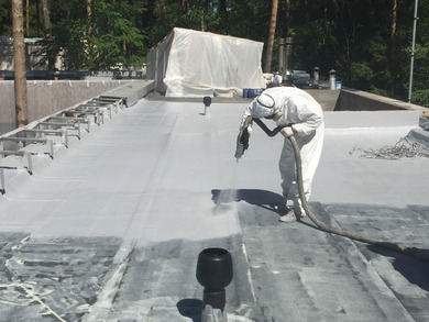 гидроизоляция моста напылением