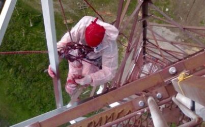 Фарбування баштових кранів